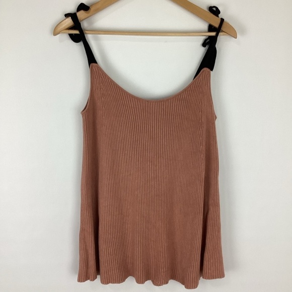 Zara Knit Ribbed Tank Top Small - Picture 4 of 6